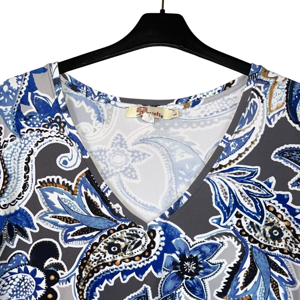 Aryeh Dress Paisley Shift - Picture 3 of 5